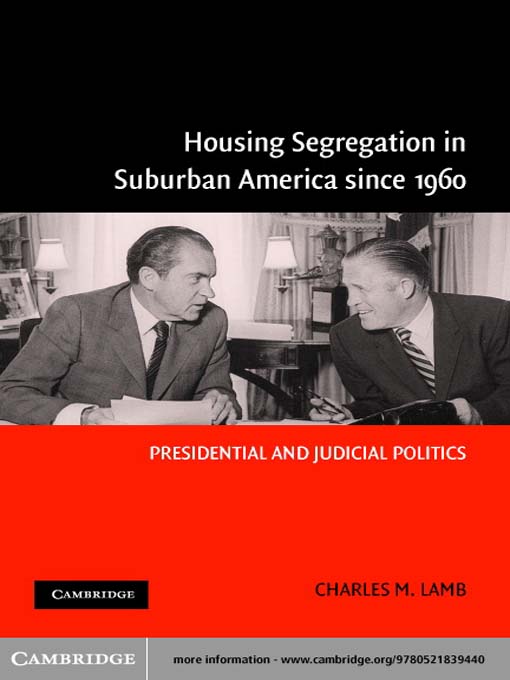 Title details for Housing Segregation in Suburban America since 1960 by Charles M. Lamb - Available